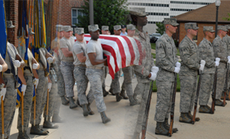 Base Honor Guard Training